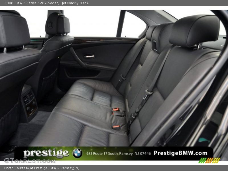 Jet Black / Black 2008 BMW 5 Series 528xi Sedan