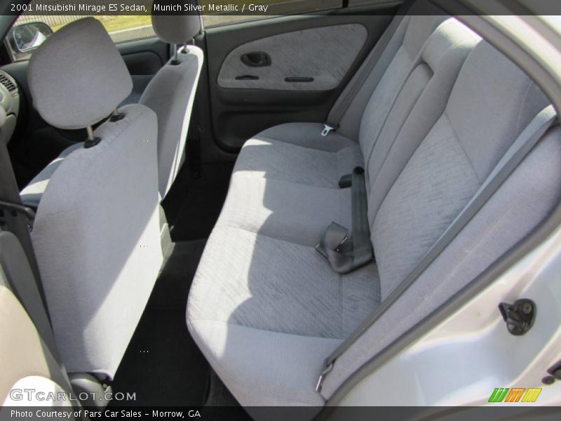 Munich Silver Metallic / Gray 2001 Mitsubishi Mirage ES Sedan