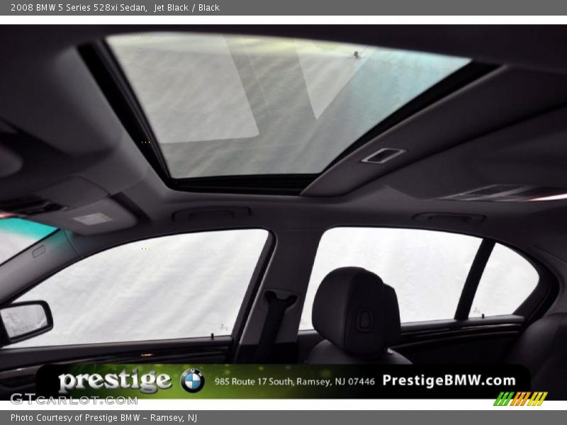 Jet Black / Black 2008 BMW 5 Series 528xi Sedan