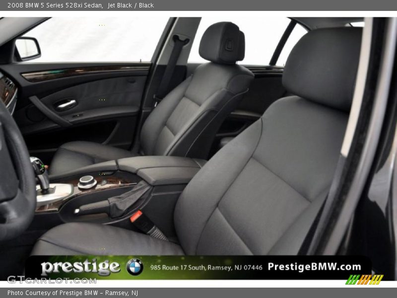 Jet Black / Black 2008 BMW 5 Series 528xi Sedan