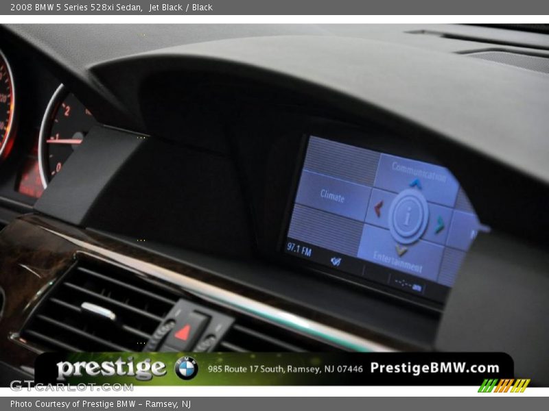 Jet Black / Black 2008 BMW 5 Series 528xi Sedan