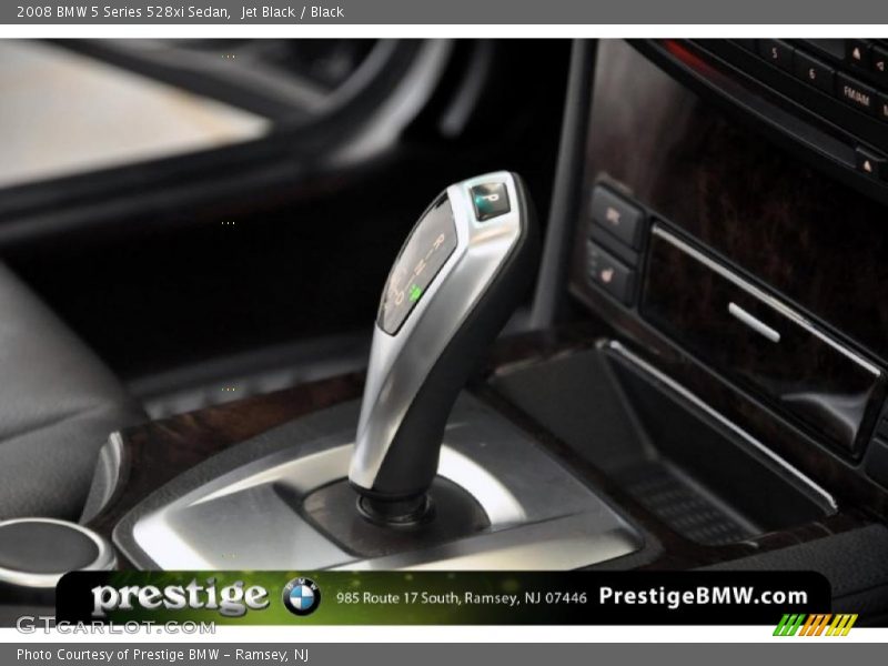 Jet Black / Black 2008 BMW 5 Series 528xi Sedan
