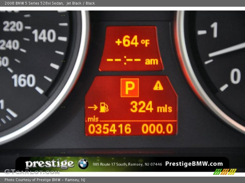 Jet Black / Black 2008 BMW 5 Series 528xi Sedan