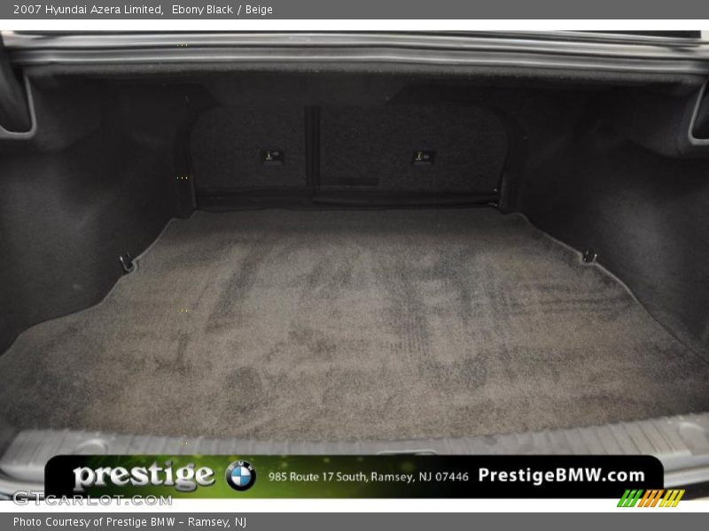Ebony Black / Beige 2007 Hyundai Azera Limited