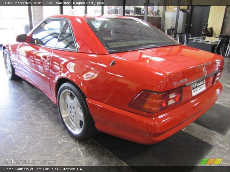 Magma Red / Java 1999 Mercedes-Benz SL 500 Roadster