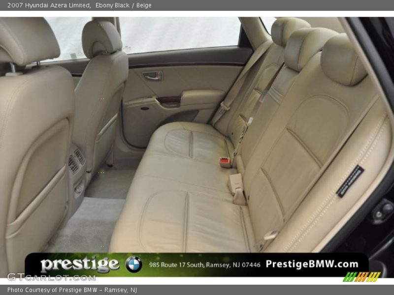 Ebony Black / Beige 2007 Hyundai Azera Limited