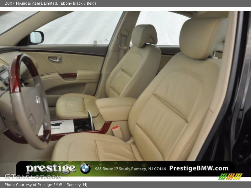 Ebony Black / Beige 2007 Hyundai Azera Limited