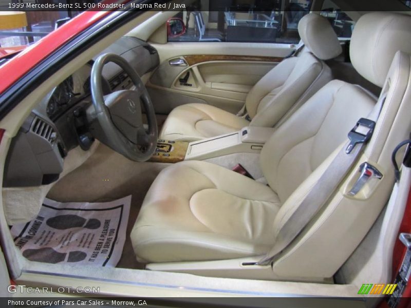  1999 SL 500 Roadster Java Interior