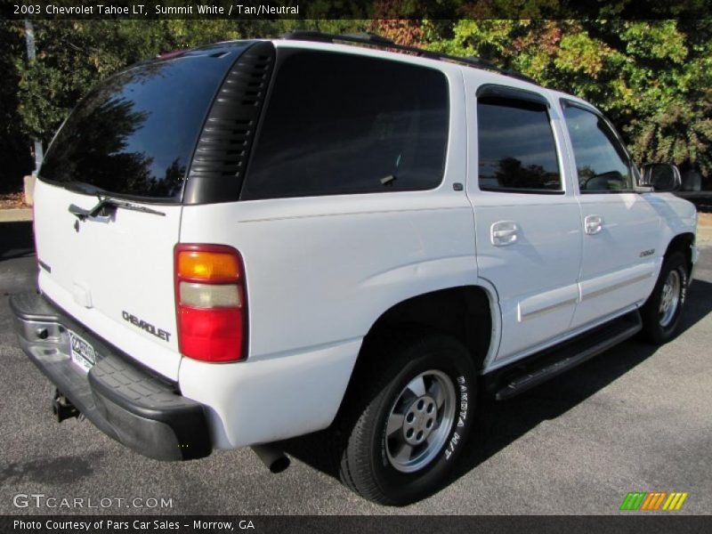 Summit White / Tan/Neutral 2003 Chevrolet Tahoe LT