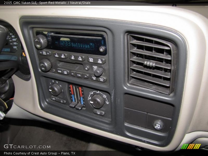 Controls of 2005 Yukon SLE