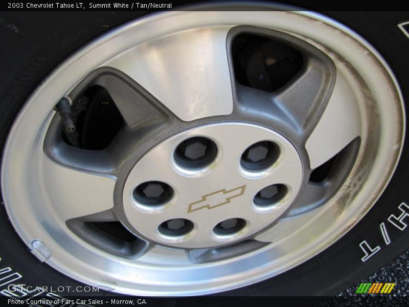 Summit White / Tan/Neutral 2003 Chevrolet Tahoe LT