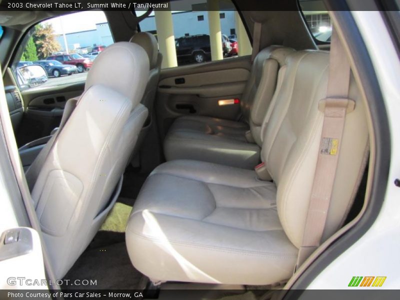 Summit White / Tan/Neutral 2003 Chevrolet Tahoe LT