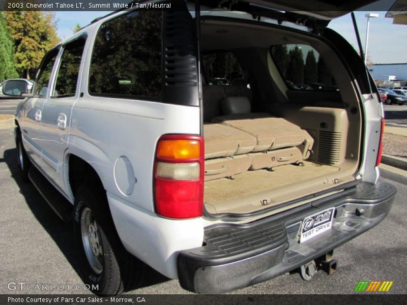 Summit White / Tan/Neutral 2003 Chevrolet Tahoe LT