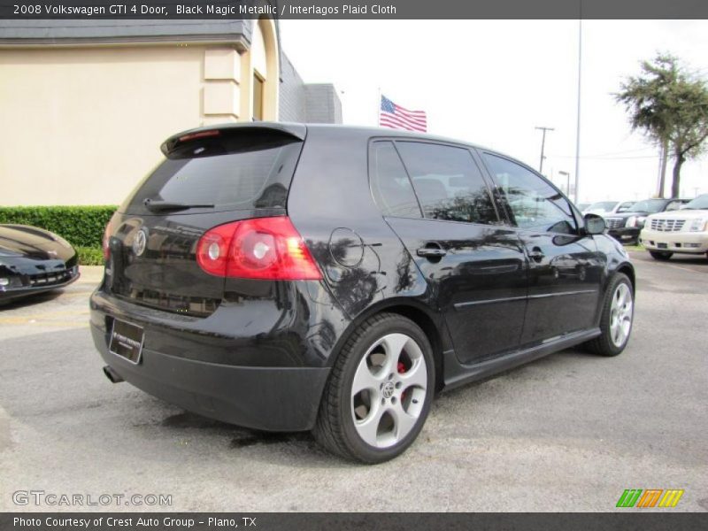 Black Magic Metallic / Interlagos Plaid Cloth 2008 Volkswagen GTI 4 Door