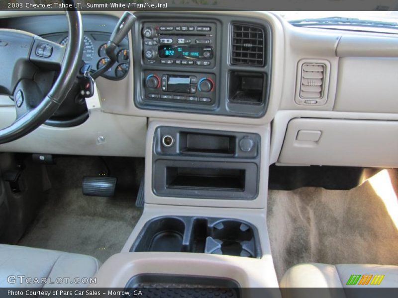 Summit White / Tan/Neutral 2003 Chevrolet Tahoe LT