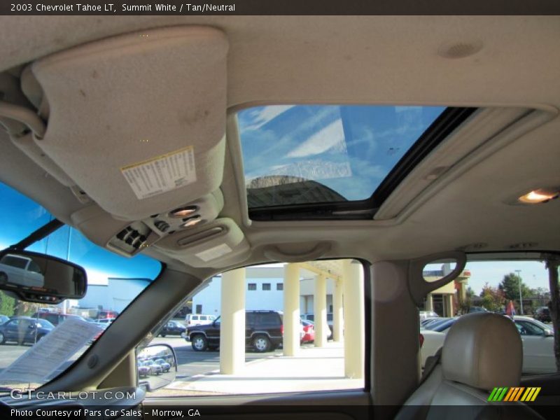 Summit White / Tan/Neutral 2003 Chevrolet Tahoe LT