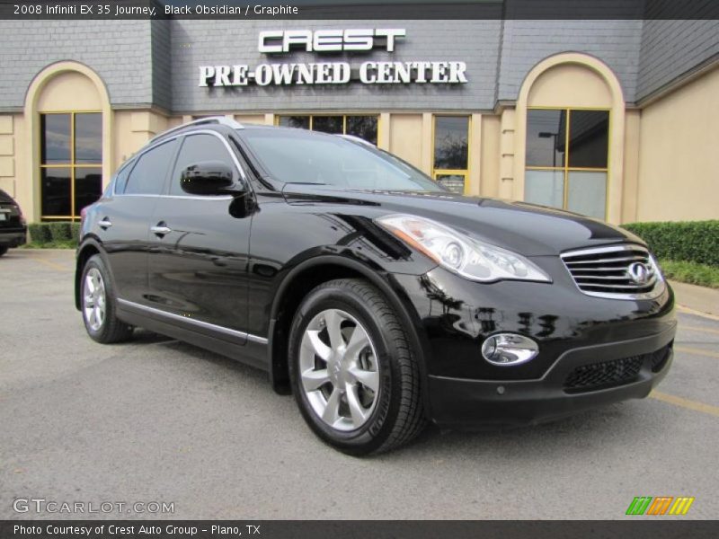 Black Obsidian / Graphite 2008 Infiniti EX 35 Journey