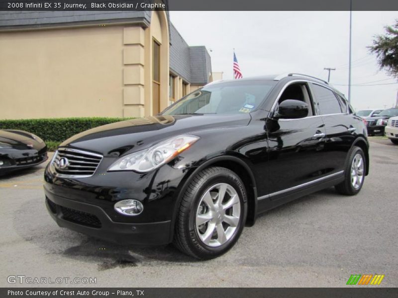 Black Obsidian / Graphite 2008 Infiniti EX 35 Journey