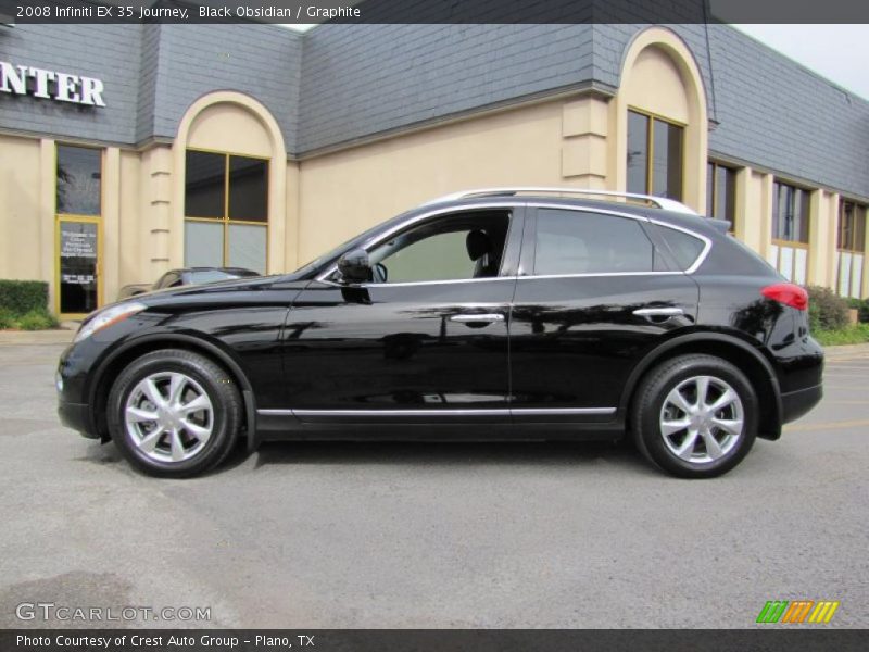 Black Obsidian / Graphite 2008 Infiniti EX 35 Journey