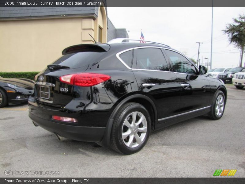 Black Obsidian / Graphite 2008 Infiniti EX 35 Journey