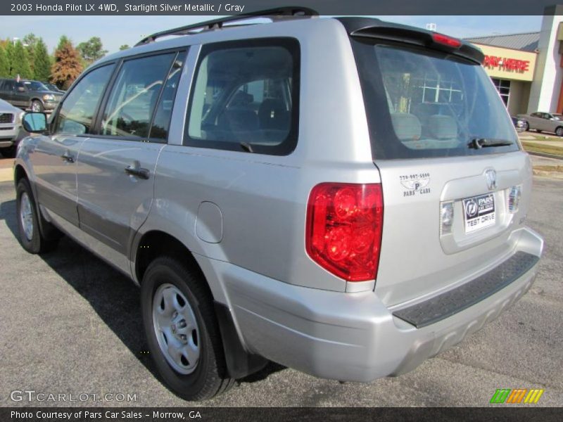 Starlight Silver Metallic / Gray 2003 Honda Pilot LX 4WD