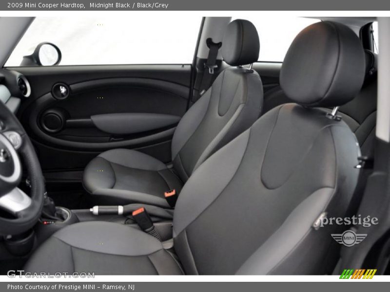 Midnight Black / Black/Grey 2009 Mini Cooper Hardtop