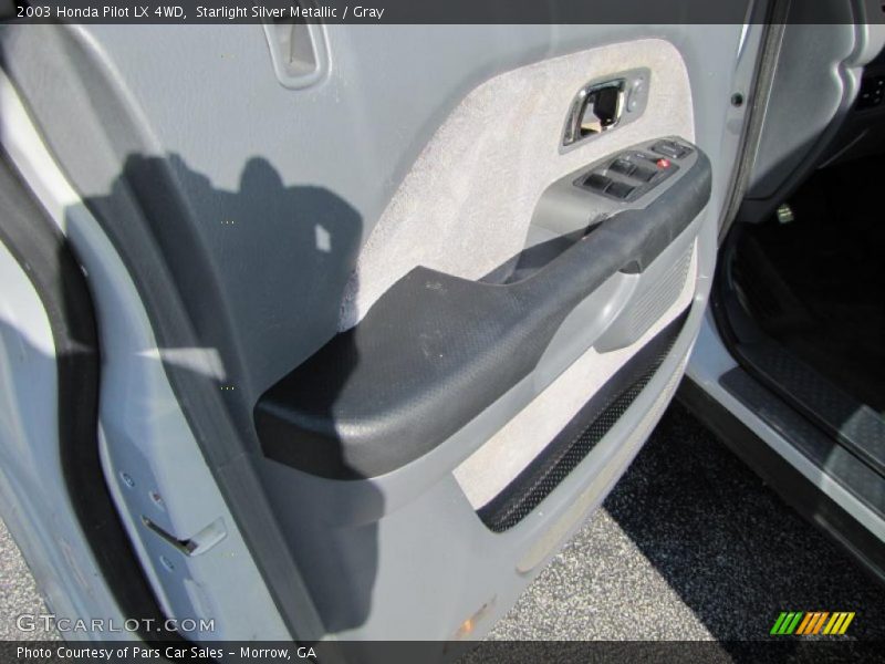 Starlight Silver Metallic / Gray 2003 Honda Pilot LX 4WD