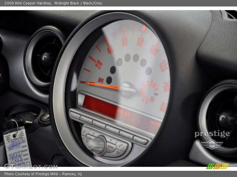 Midnight Black / Black/Grey 2009 Mini Cooper Hardtop