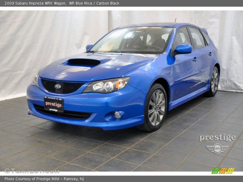 WR Blue Mica / Carbon Black 2009 Subaru Impreza WRX Wagon