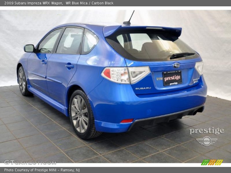 WR Blue Mica / Carbon Black 2009 Subaru Impreza WRX Wagon