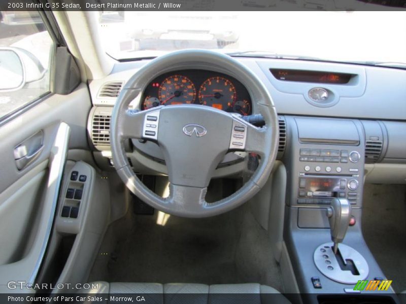 Desert Platinum Metallic / Willow 2003 Infiniti G 35 Sedan