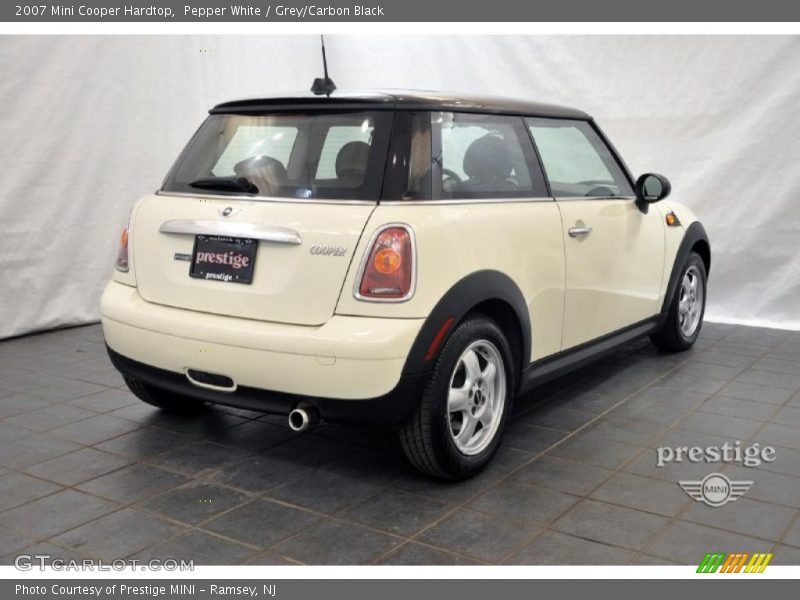 Pepper White / Grey/Carbon Black 2007 Mini Cooper Hardtop