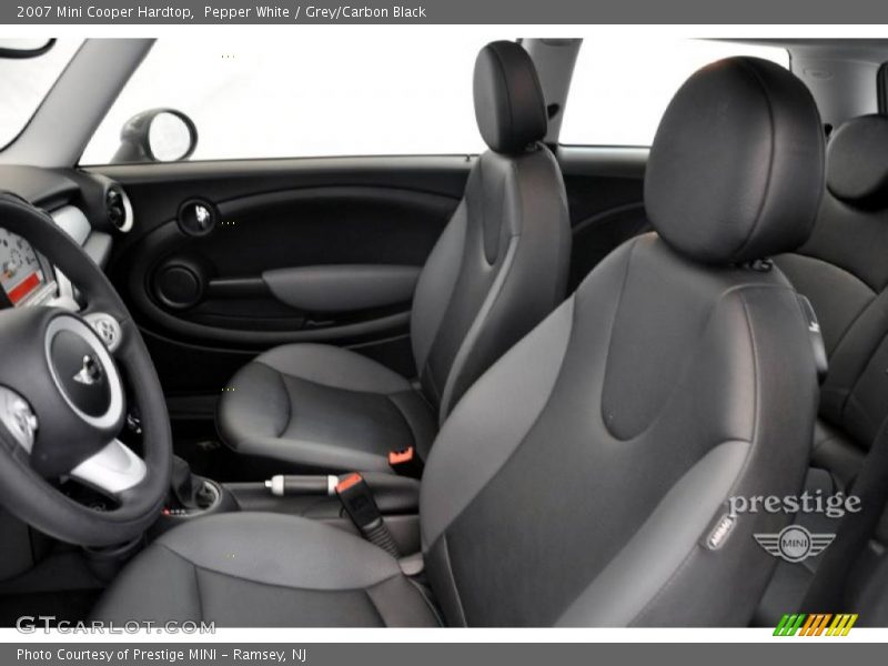 Pepper White / Grey/Carbon Black 2007 Mini Cooper Hardtop