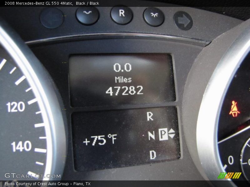 Black / Black 2008 Mercedes-Benz GL 550 4Matic
