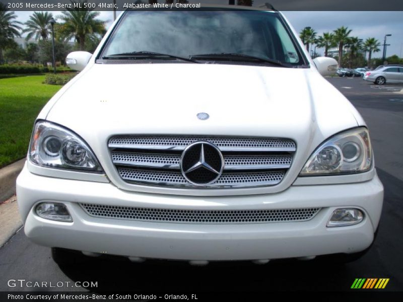 Alabaster White / Charcoal 2005 Mercedes-Benz ML 500 4Matic