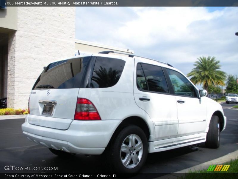 Alabaster White / Charcoal 2005 Mercedes-Benz ML 500 4Matic