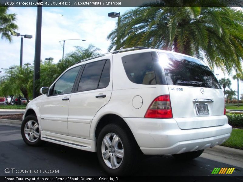Alabaster White / Charcoal 2005 Mercedes-Benz ML 500 4Matic