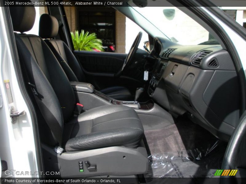 Alabaster White / Charcoal 2005 Mercedes-Benz ML 500 4Matic