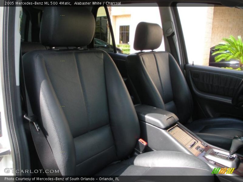 Alabaster White / Charcoal 2005 Mercedes-Benz ML 500 4Matic