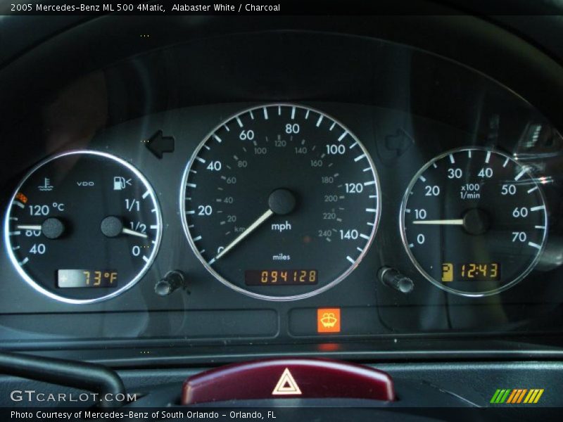  2005 ML 500 4Matic 500 4Matic Gauges
