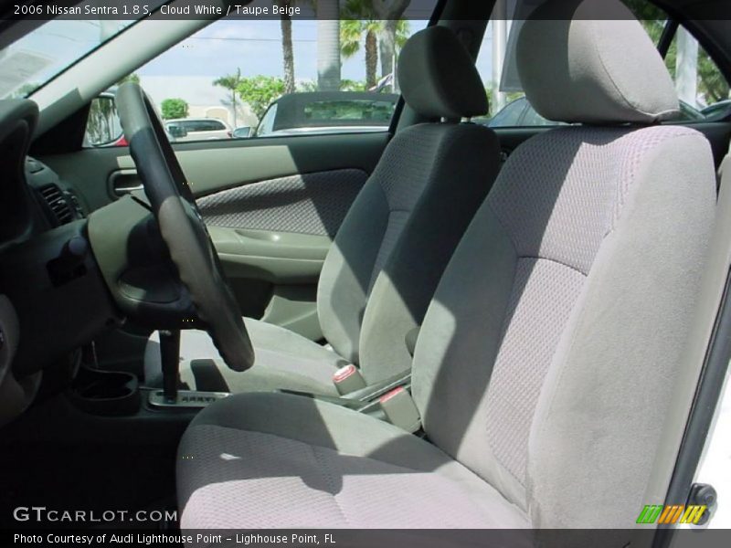 Cloud White / Taupe Beige 2006 Nissan Sentra 1.8 S