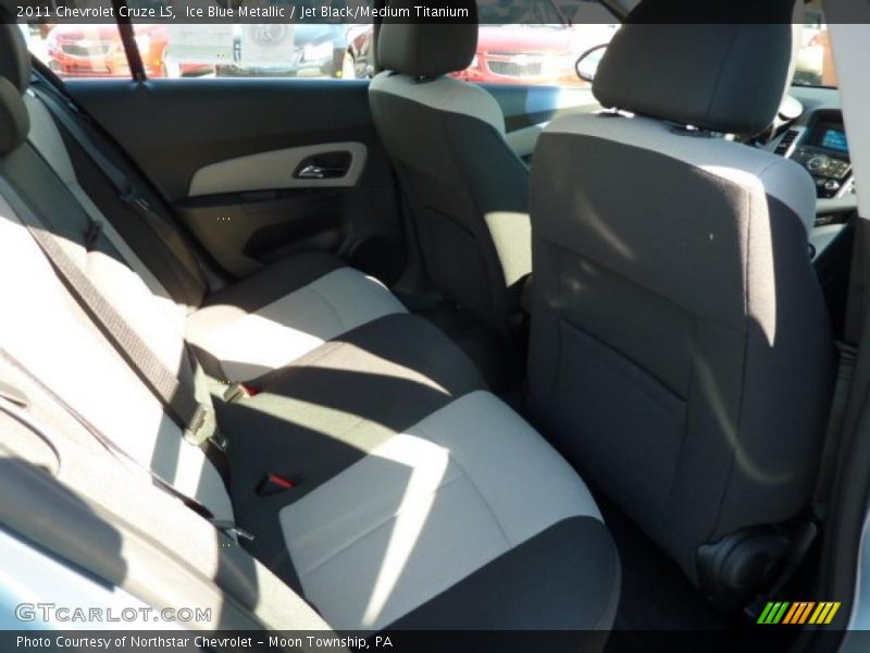 Ice Blue Metallic / Jet Black/Medium Titanium 2011 Chevrolet Cruze LS