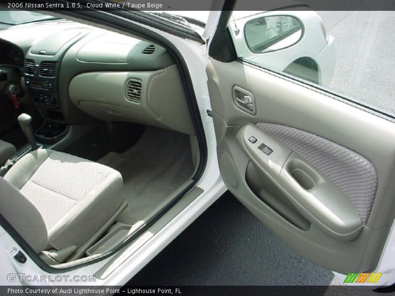 Cloud White / Taupe Beige 2006 Nissan Sentra 1.8 S