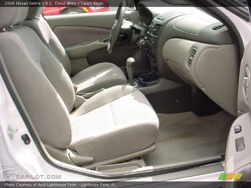 Cloud White / Taupe Beige 2006 Nissan Sentra 1.8 S