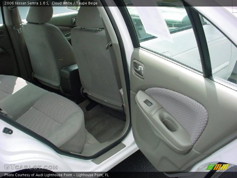 Cloud White / Taupe Beige 2006 Nissan Sentra 1.8 S