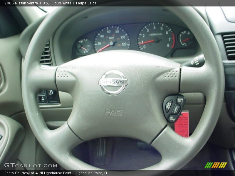 Cloud White / Taupe Beige 2006 Nissan Sentra 1.8 S