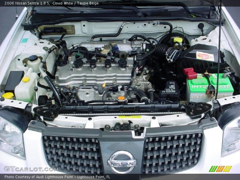 Cloud White / Taupe Beige 2006 Nissan Sentra 1.8 S