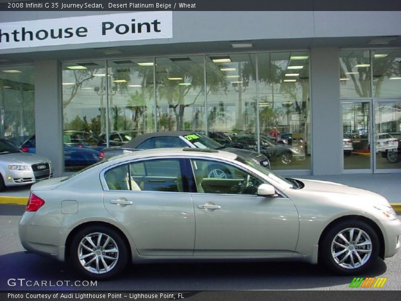 Desert Platinum Beige / Wheat 2008 Infiniti G 35 Journey Sedan