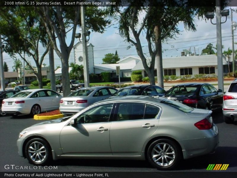 Desert Platinum Beige / Wheat 2008 Infiniti G 35 Journey Sedan