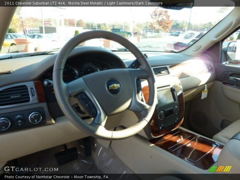 Mocha Steel Metallic / Light Cashmere/Dark Cashmere 2011 Chevrolet Suburban LTZ 4x4